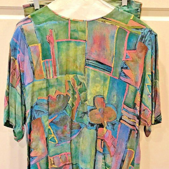INGROUP SZ 14/16 MULTICOLOR SKIRT & TOP & OUTER JACKET 3 PIECE SET - Picture 8 of 13